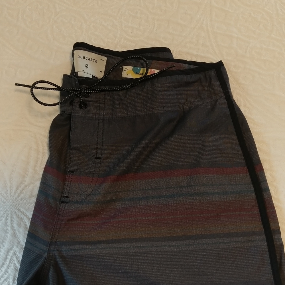 ourCaste Shelton Var Stripe Boardshort